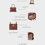 Borsa a mano LENÚ - BRICK