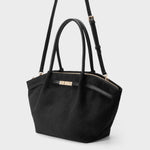 Borsa a spalla BRIELLE BIG SIMILSUEDE - BLACK GOLD