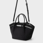 Bolso de mano BRIELLE SMALL SIMILSUEDE - BLACK SILVER