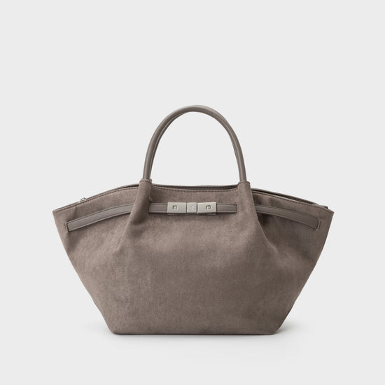 Borsa a mano BRIELLE SMALL SIMILSUEDE - GREY