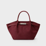 Bolso de mano BRIELLE SMALL EFECTO ANTE - BURDEOS