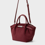 Bolso de mano BRIELLE SMALL EFECTO ANTE - BURDEOS