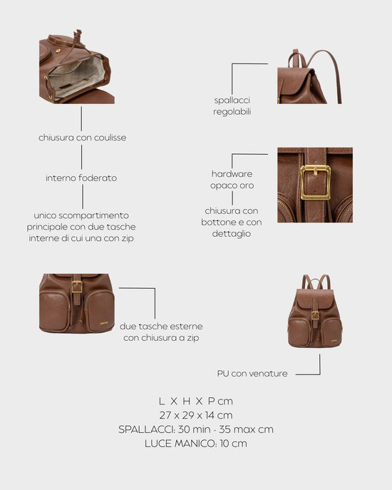 Mochila SUMMER BACKPACK - BROWN