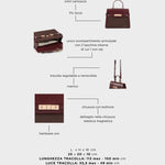 GRACE SUEDE MEDIUM handbag - BURGUNDY