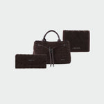 MEGAN SIMILSUEDE MATCHING SET - BURGUNDY