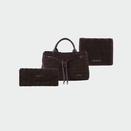 MEGAN SIMILSUEDE MATCHING SET - BURGUNDY