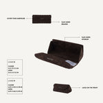 MEGAN SIMILSUEDE MATCHING SET - BURGUNDY