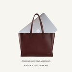 Borsa a spalla MELISSA EXTRA BIG - BURGUNDY