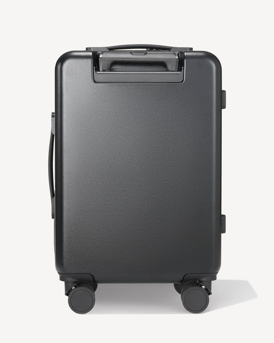Hand luggage with pockets BLACK