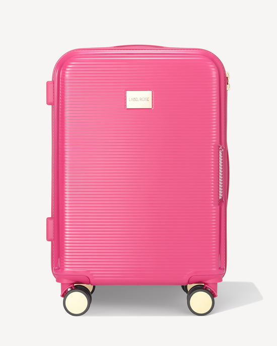 Glossy hand luggage FUXIA