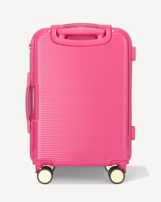 Glossy hand luggage FUXIA