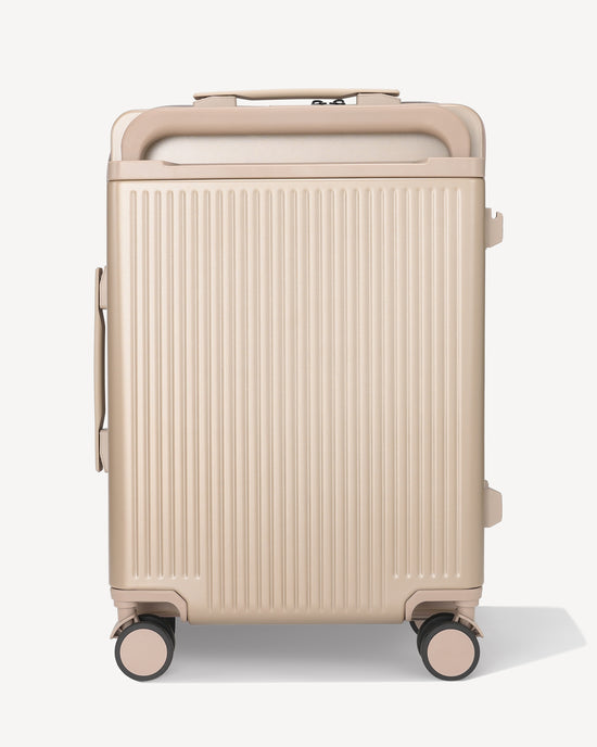 Matte hand luggage TAUPE
