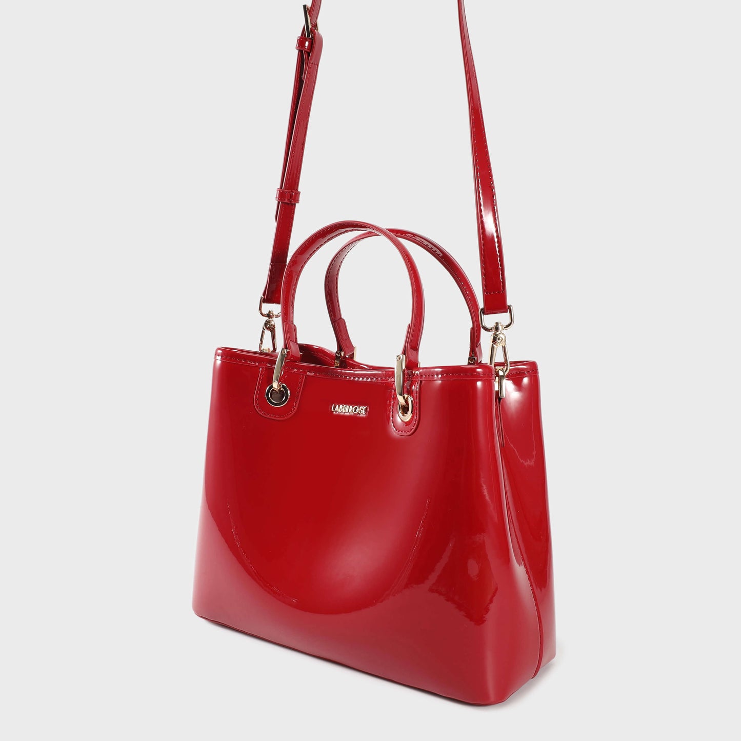 Borsa a mano MARGOT BIG VERNICE - BOLD RED