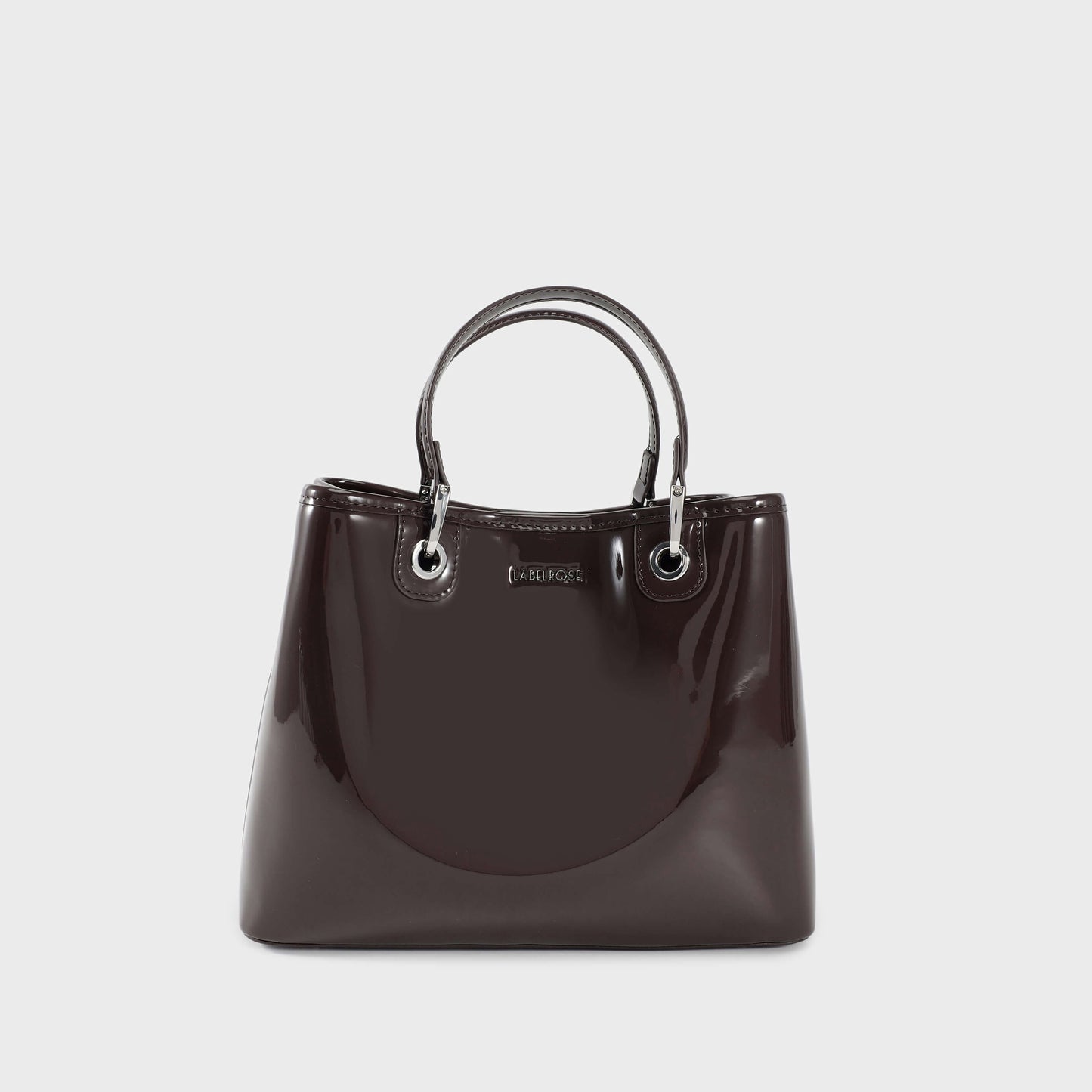 Borsa a mano MARGOT BIG VERNICE - CEDAR BROWN