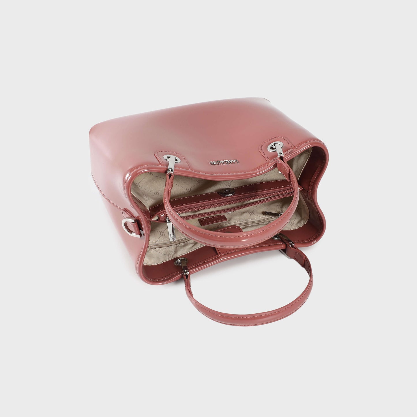 Borsa a mano MARGOT BIG VERNICE - PINKY MAUVE
