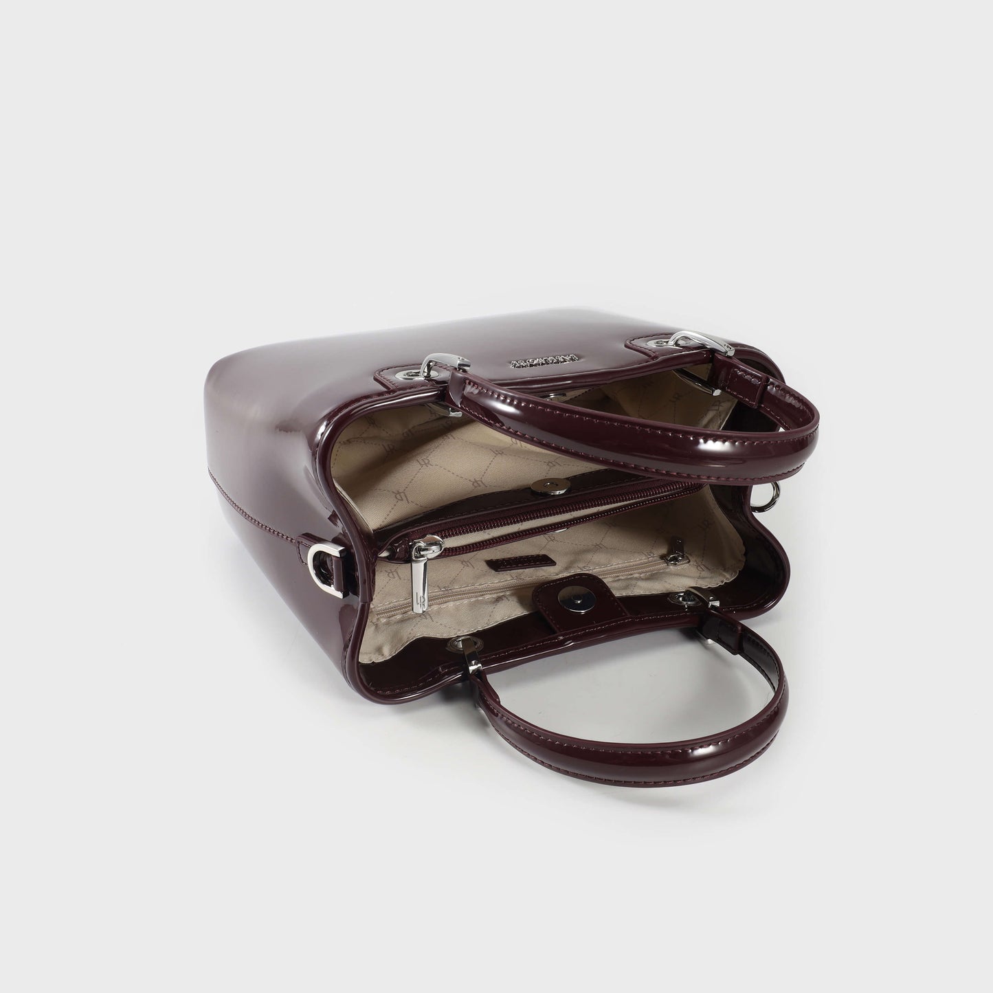 Borsa a mano MARGOT BIG VERNICE - MERLOT