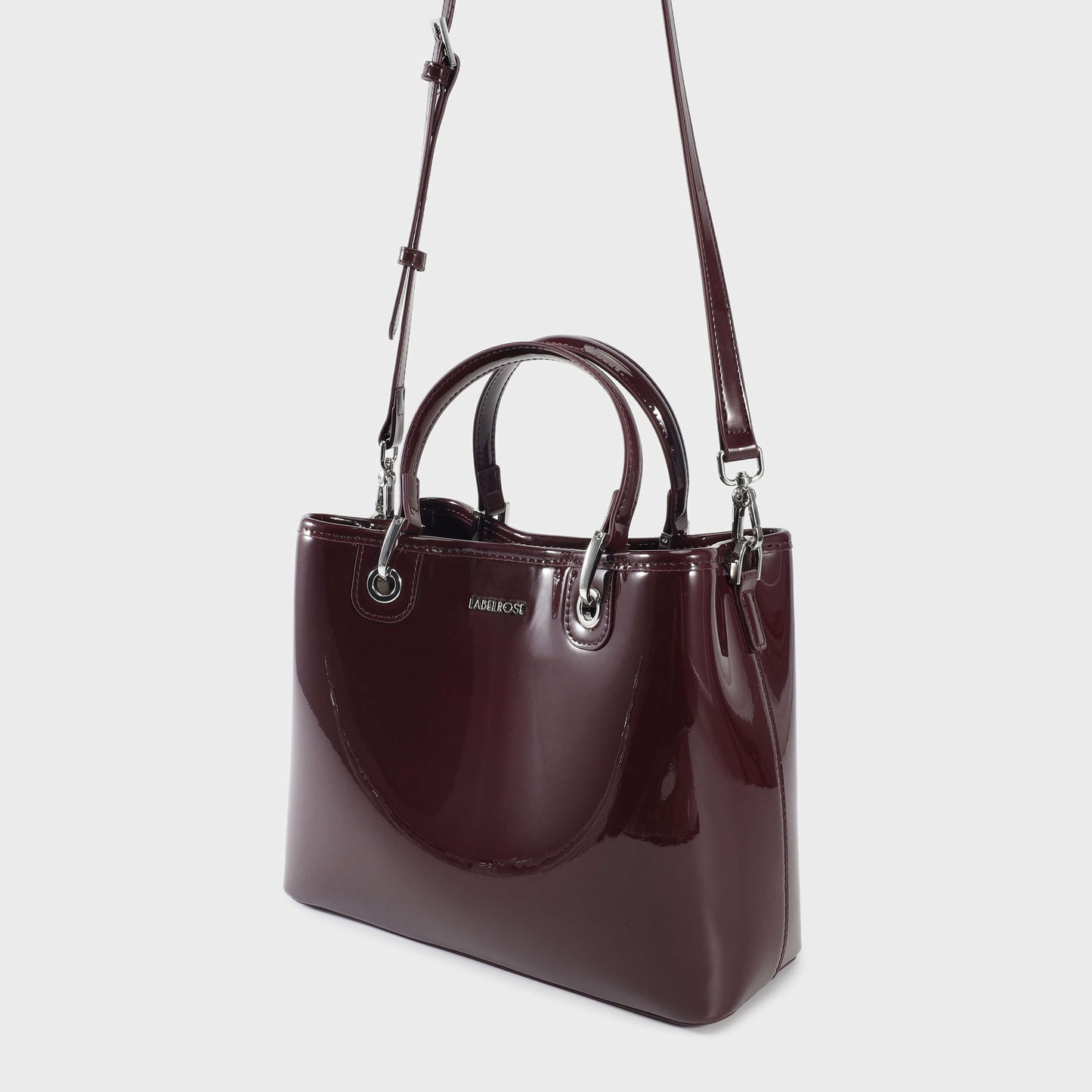 Borsa a mano MARGOT BIG VERNICE - MERLOT