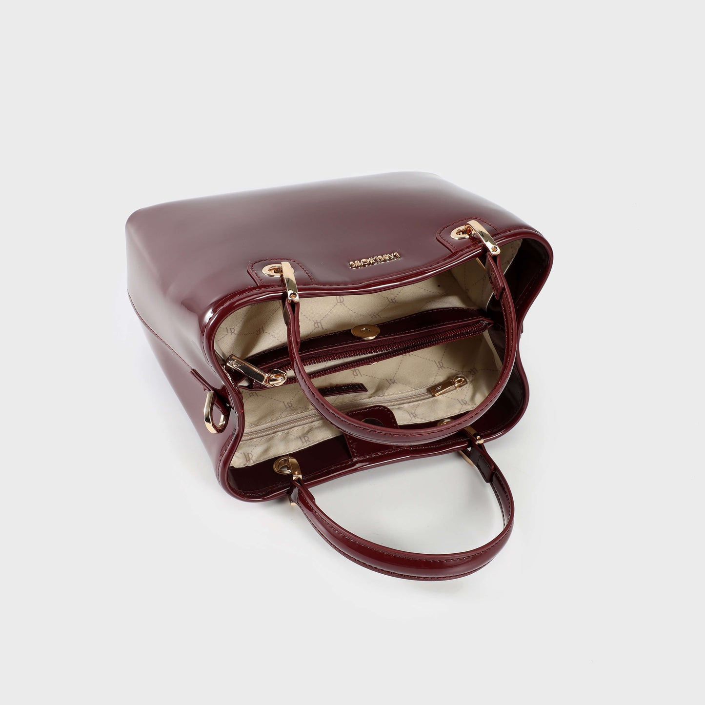 Borsa a mano MARGOT BIG VERNICE - RASPBERRY JELLY