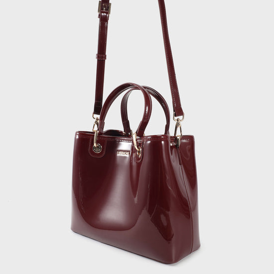 Borsa a mano MARGOT BIG VERNICE - RASPBERRY JELLY