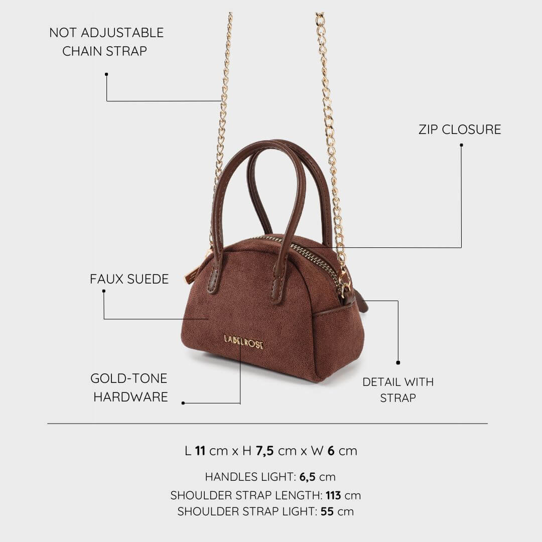 Mini bag MINI AVA - BROWN