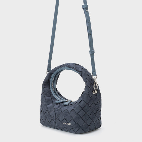 Borsa a mano WEAVE - ARTIC BLUE
