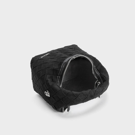 Borsa a mano WEAVE - BLACK SILVER