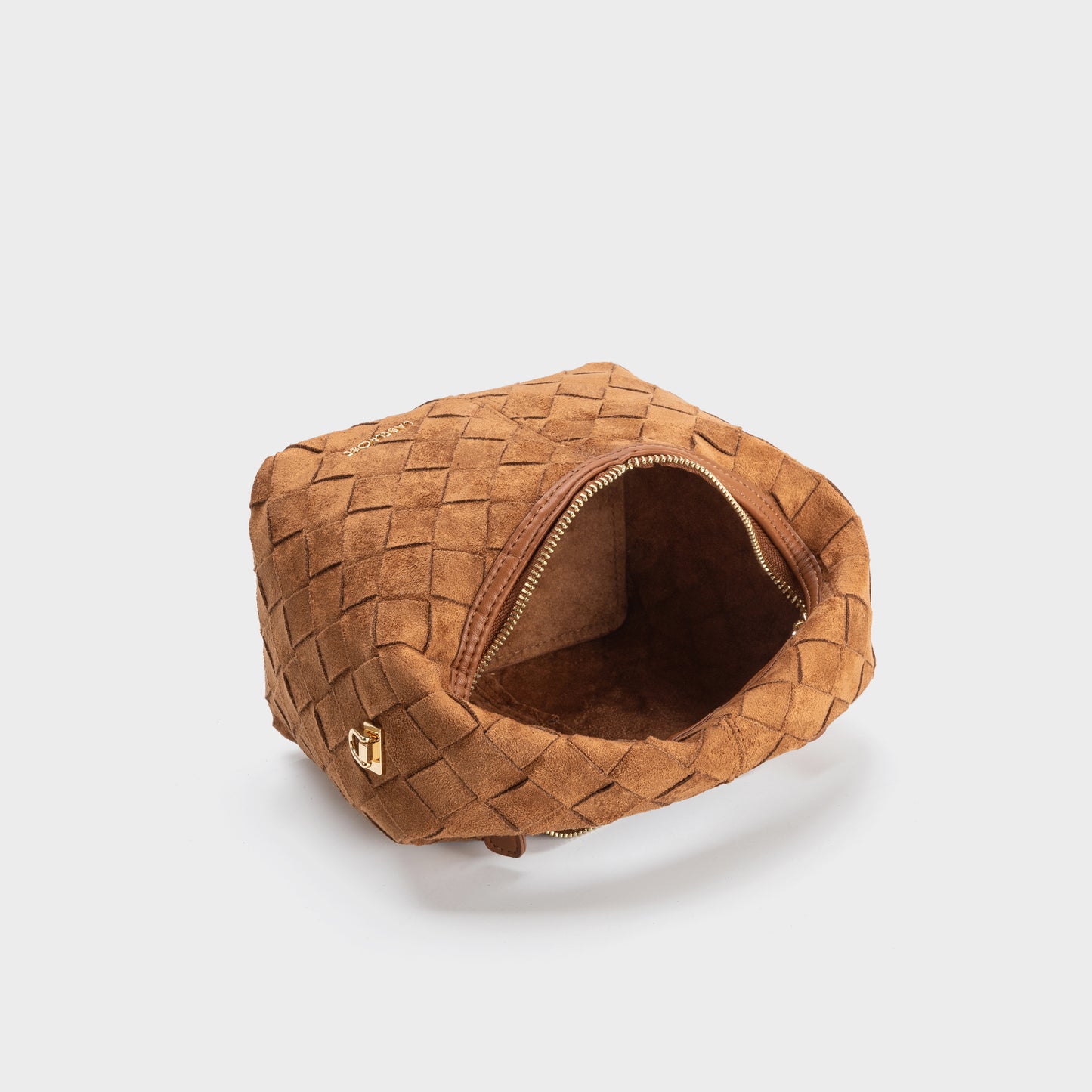 Borsa a mano WEAVE - CAMEL