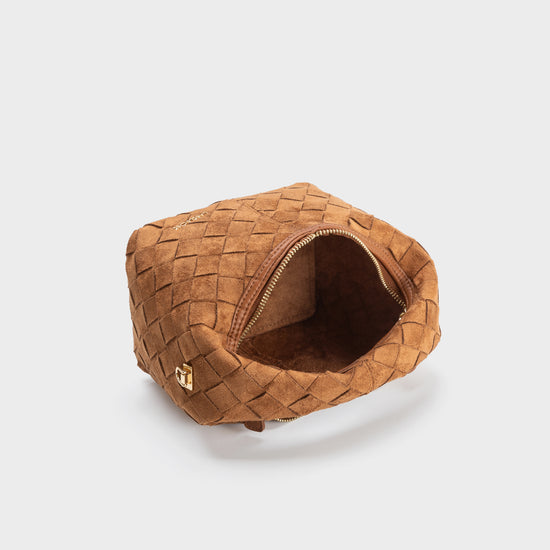Borsa a mano WEAVE - CAMEL