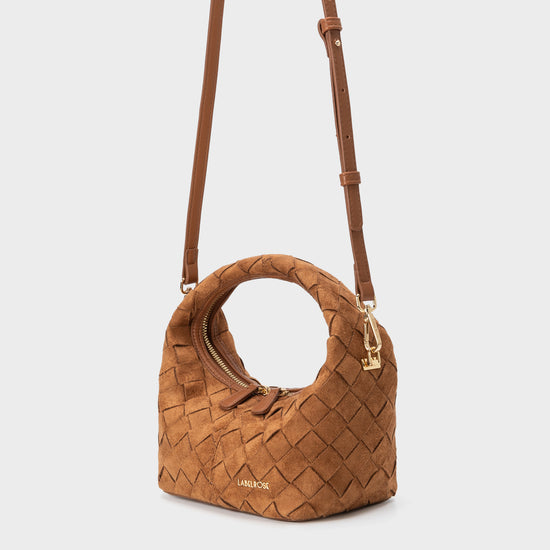 Borsa a mano WEAVE - CAMEL