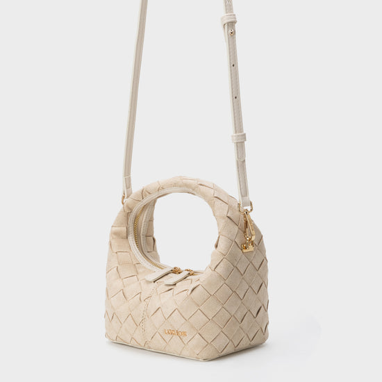 Borsa a mano WEAVE - CREAM