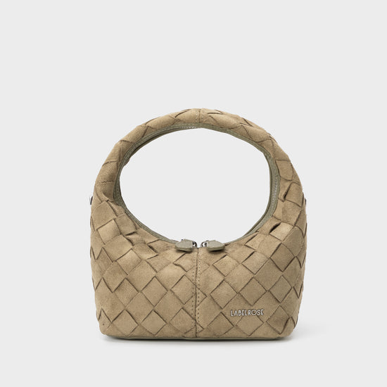 Borsa a mano WEAVE - SAGE GREEN