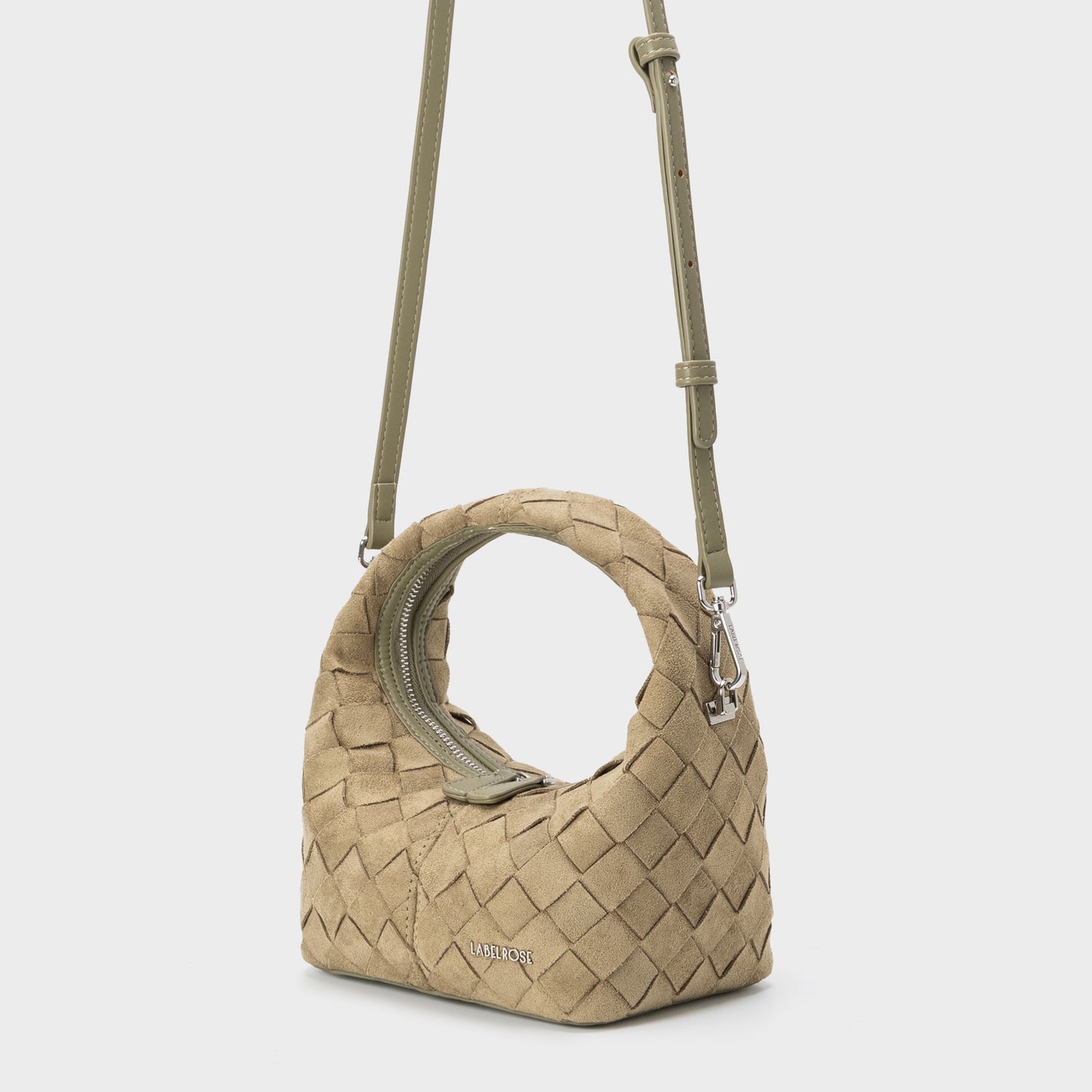 Borsa a mano WEAVE - SAGE GREEN
