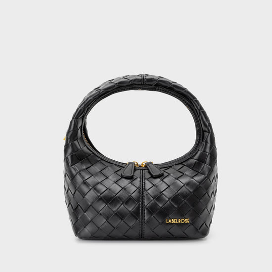Borsa a mano WEAVE ICON - BLACK