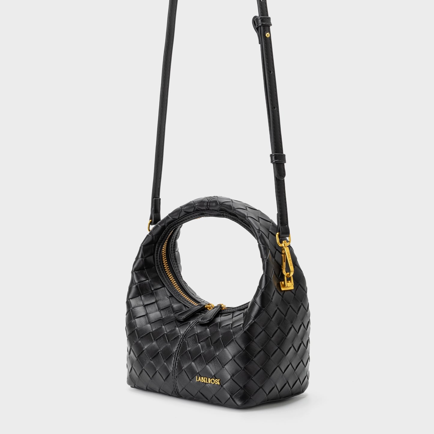 Borsa a mano WEAVE ICON - BLACK