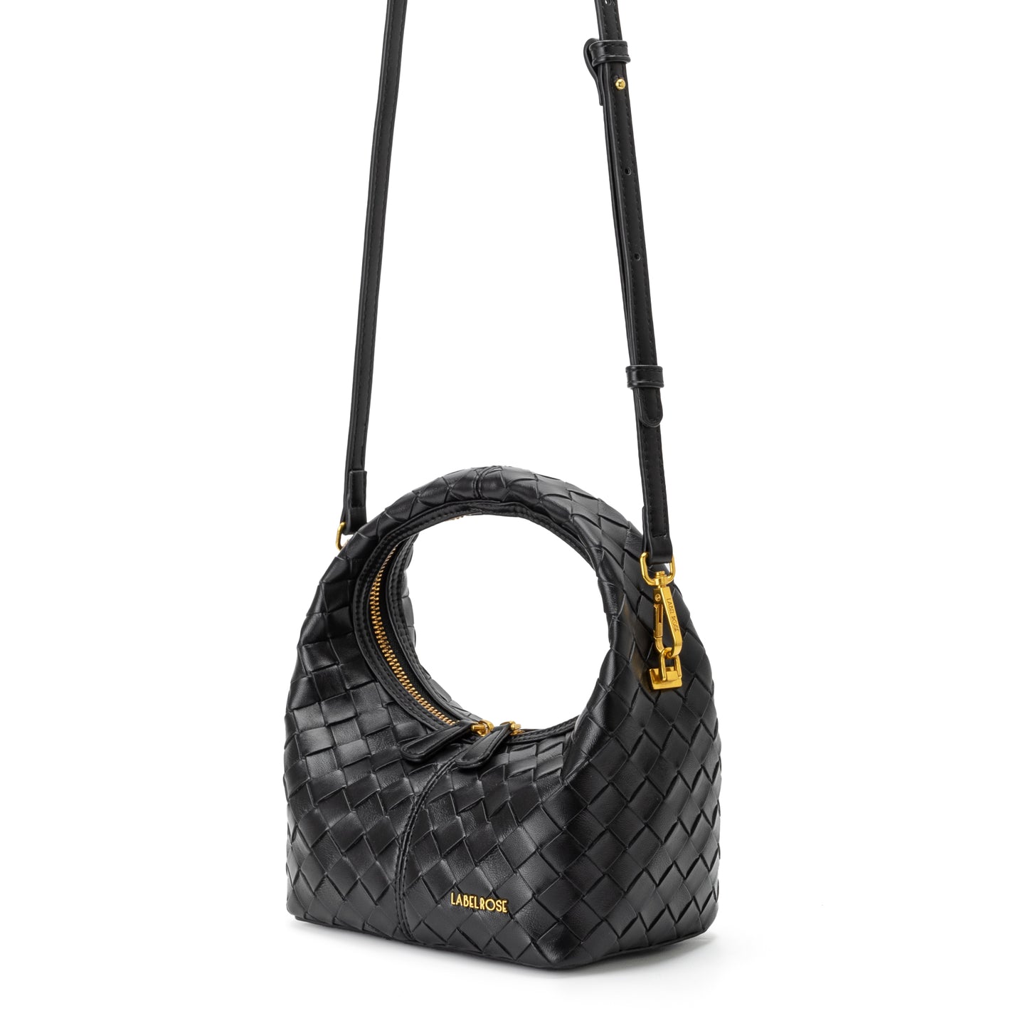WEAVE ICON hand bag - BLACK