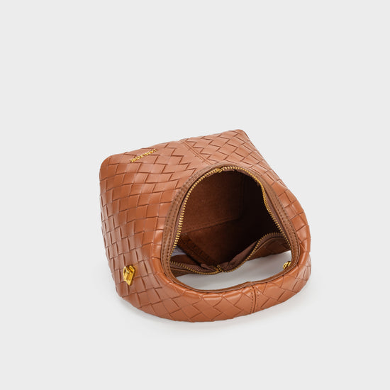 Borsa a mano WEAVE ICON - CARAMEL