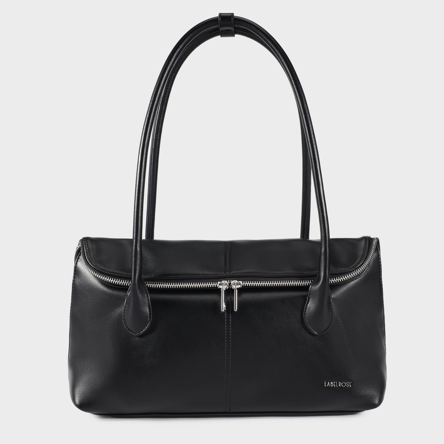 Borsa a spalla MELROSE - BLACK SILVER
