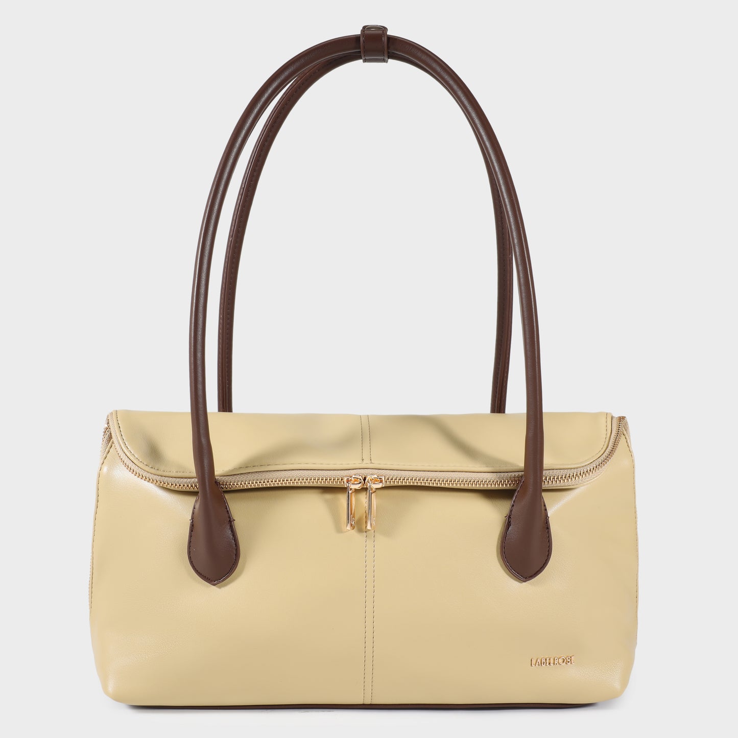 Borsa a spalla MELROSE - NUT CREAM