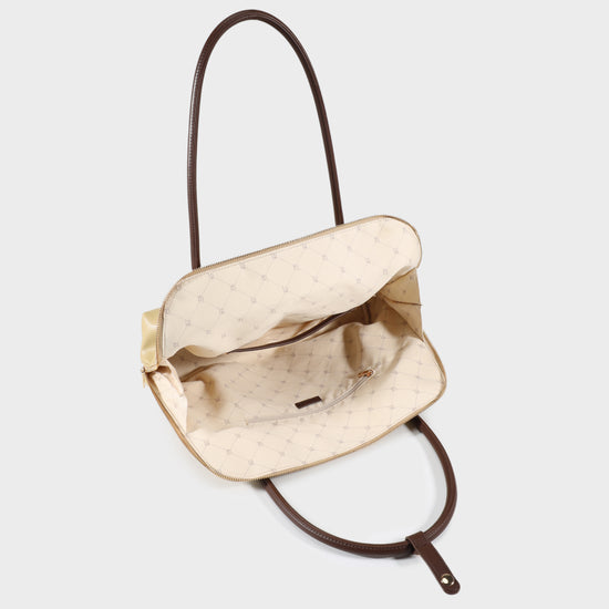 MELROSE Shoulder Bag - NUT CREAM