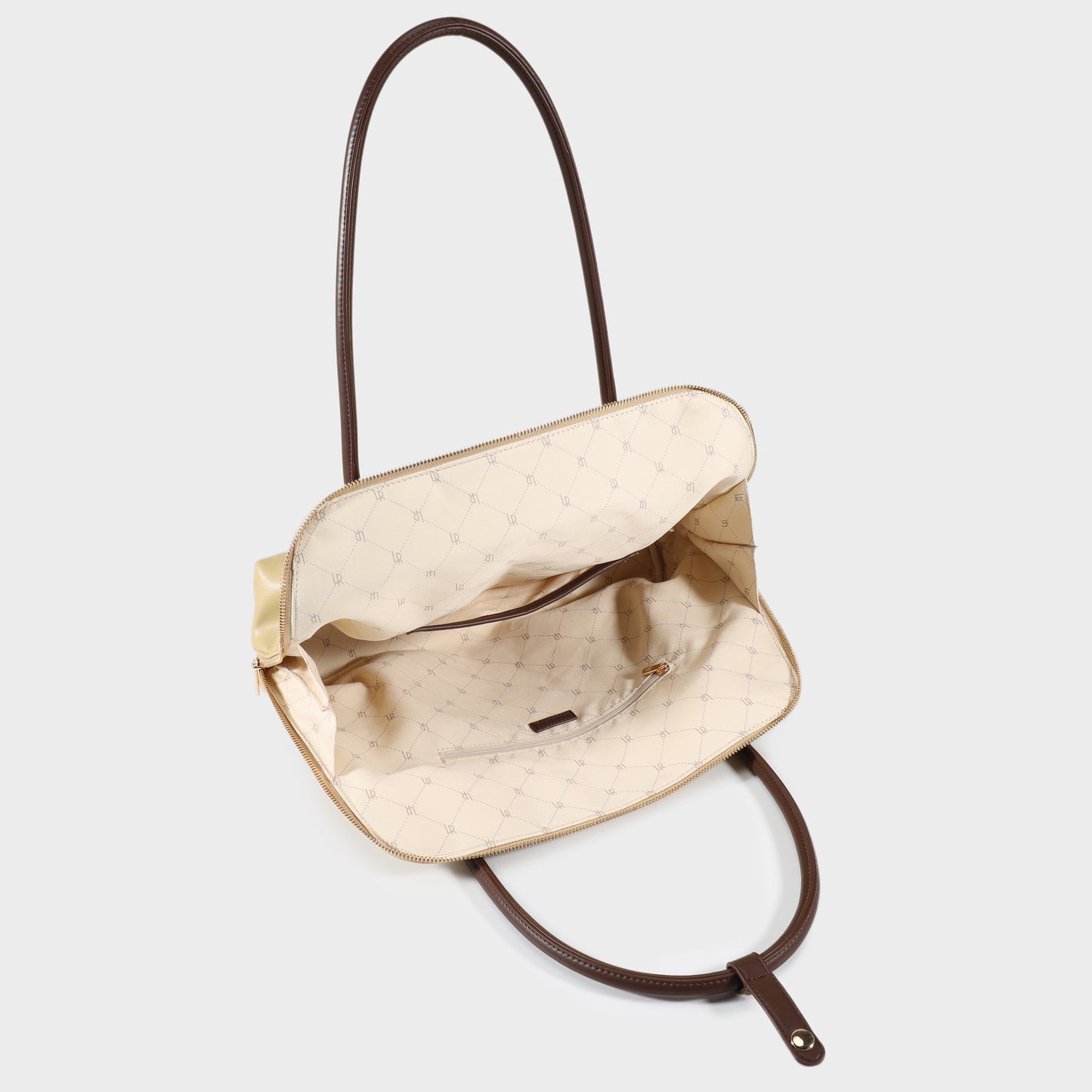 Borsa a spalla MELROSE - NUT CREAM