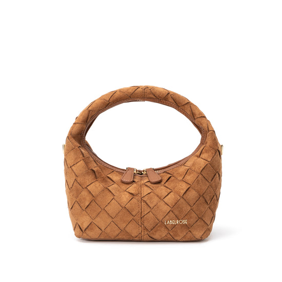 Borsa a mano WEAVE - CAMEL