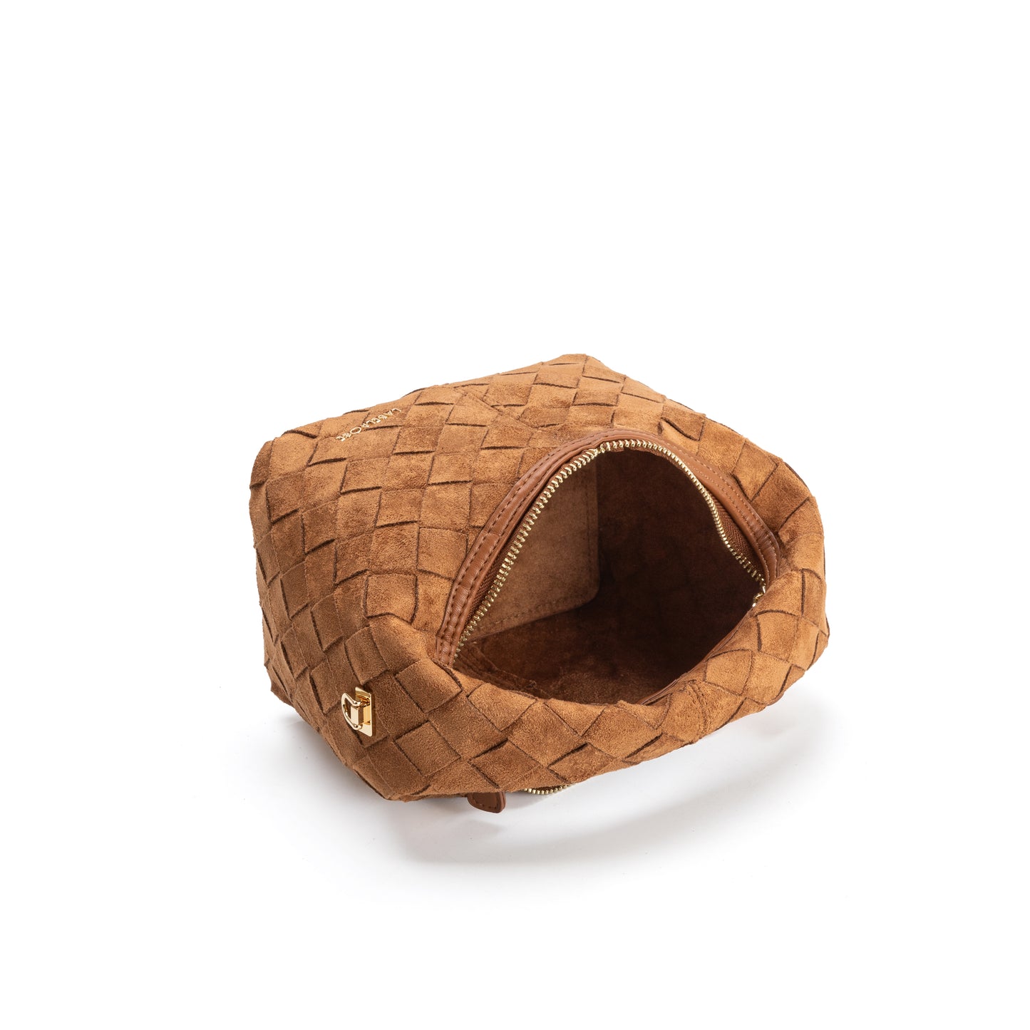 Borsa a mano WEAVE - CAMEL