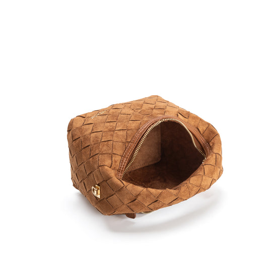 Borsa a mano WEAVE - CAMEL