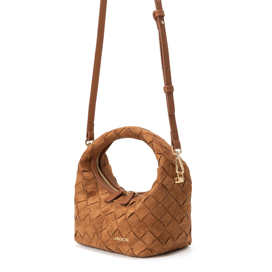 Borsa a mano WEAVE - CAMEL
