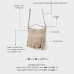 Bolso bombonera RILEY - BEIGE