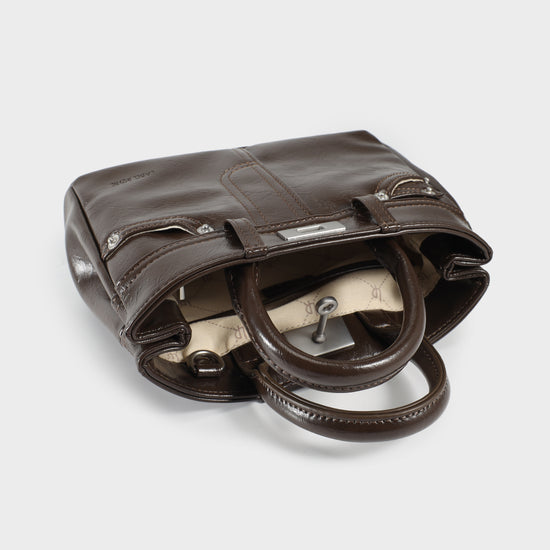 AUDREY Handbag - BROWN