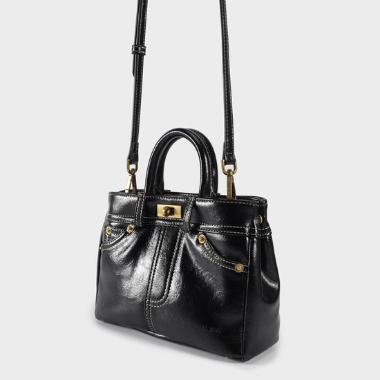 Borsa a mano AUDREY - NERO GOLD