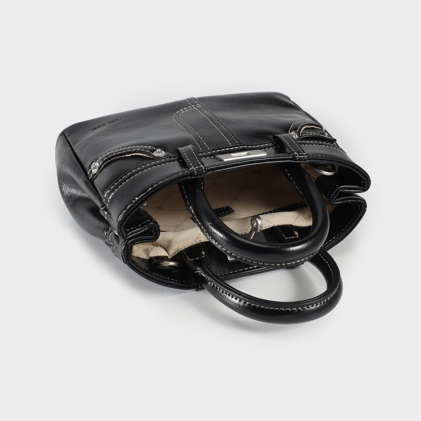 AUDREY Handbag - BLACK SILVER