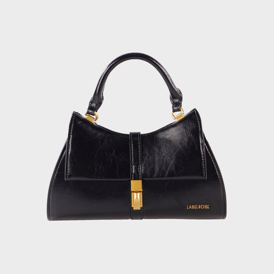 Bolso de mano CHERIE- BLACK LOVE GOLD