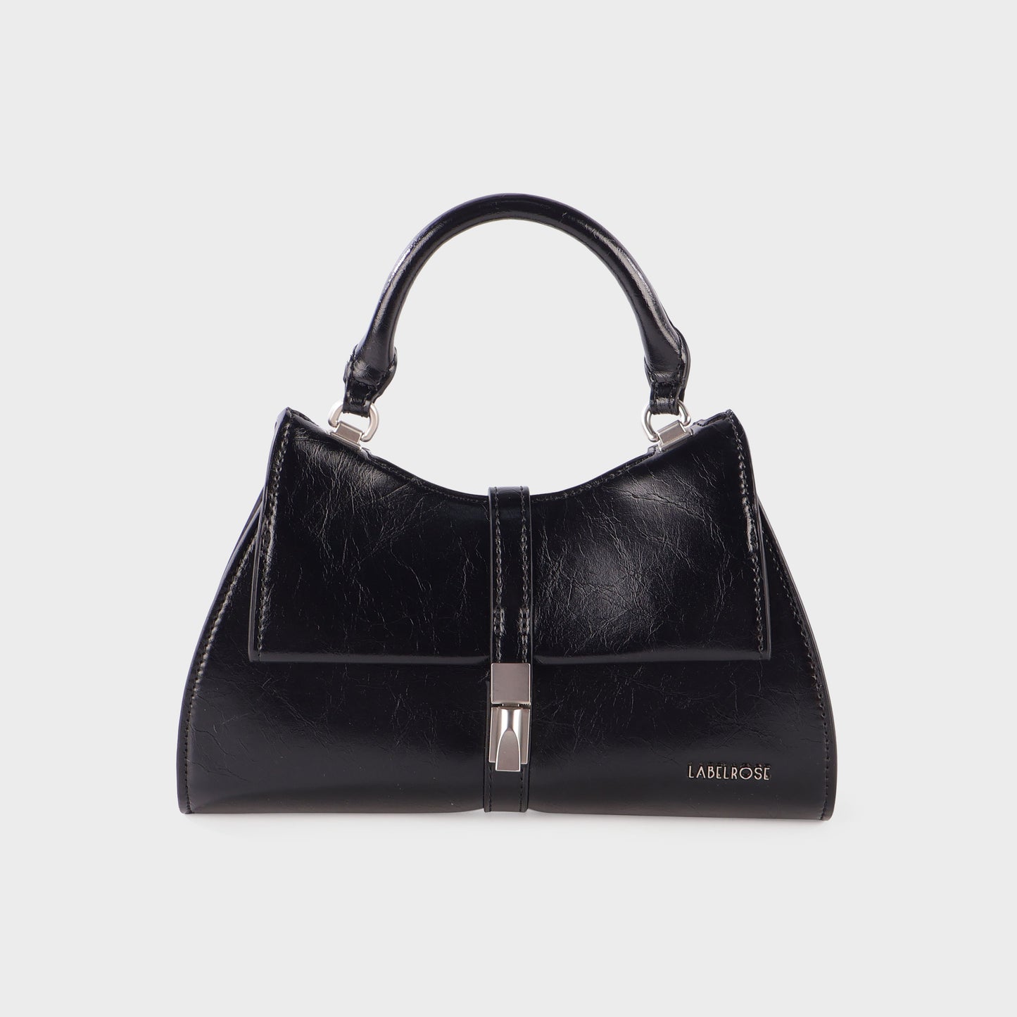 Borsa a mano CHERIE- BLACK LOVE SILVER